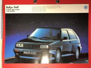 Catálogo Volkswagen Golf Rallye